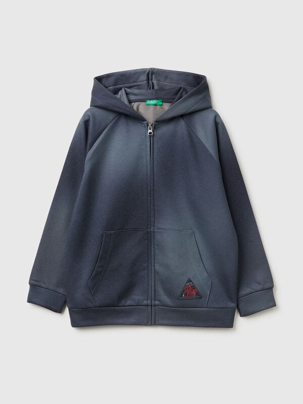 Sweatshirt with shaded-effect print Junior Boy