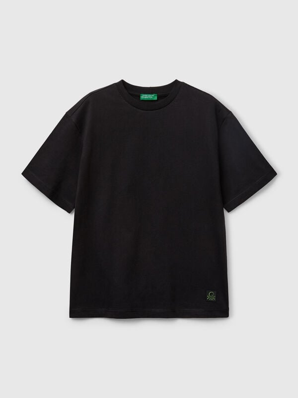 Black t-shirt with back print Junior Boy
