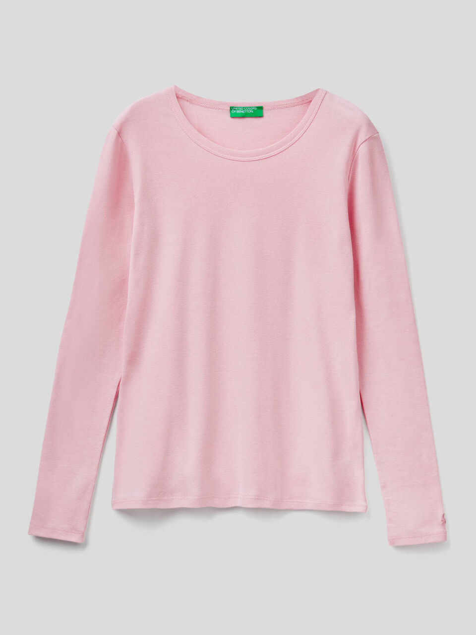 Long sleeve pure cotton t-shirt image number null