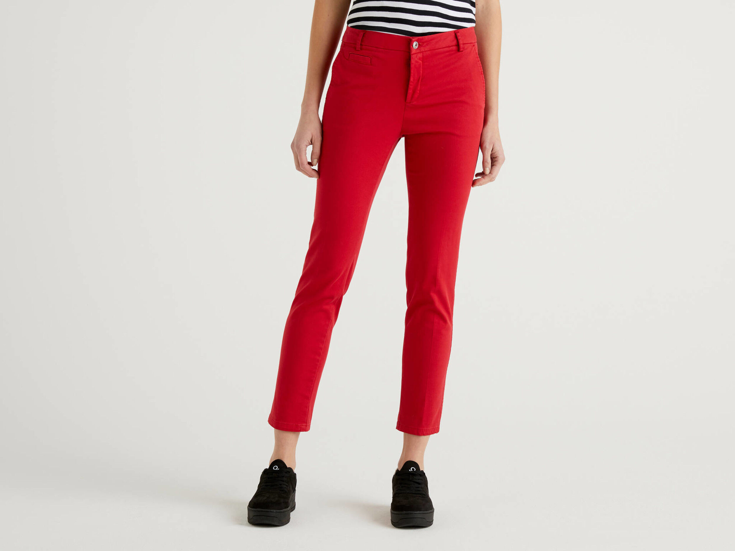 Womens red chinos clearance