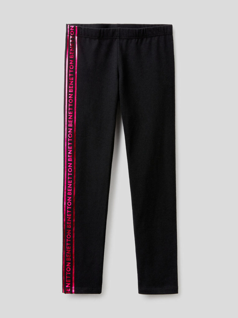 Stretch cotton leggings image number 1