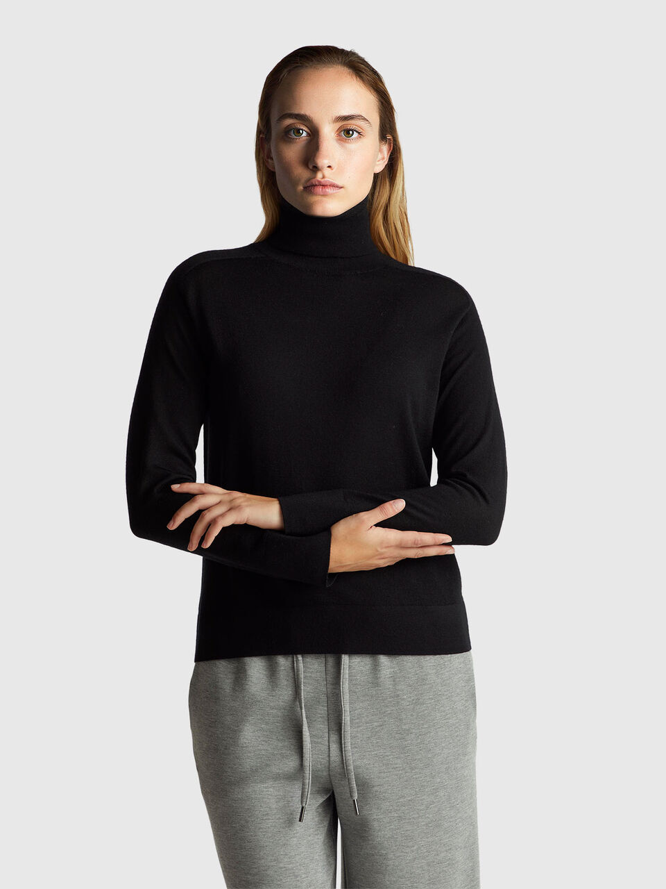 TURTLE NECK SWEATER Women image number null