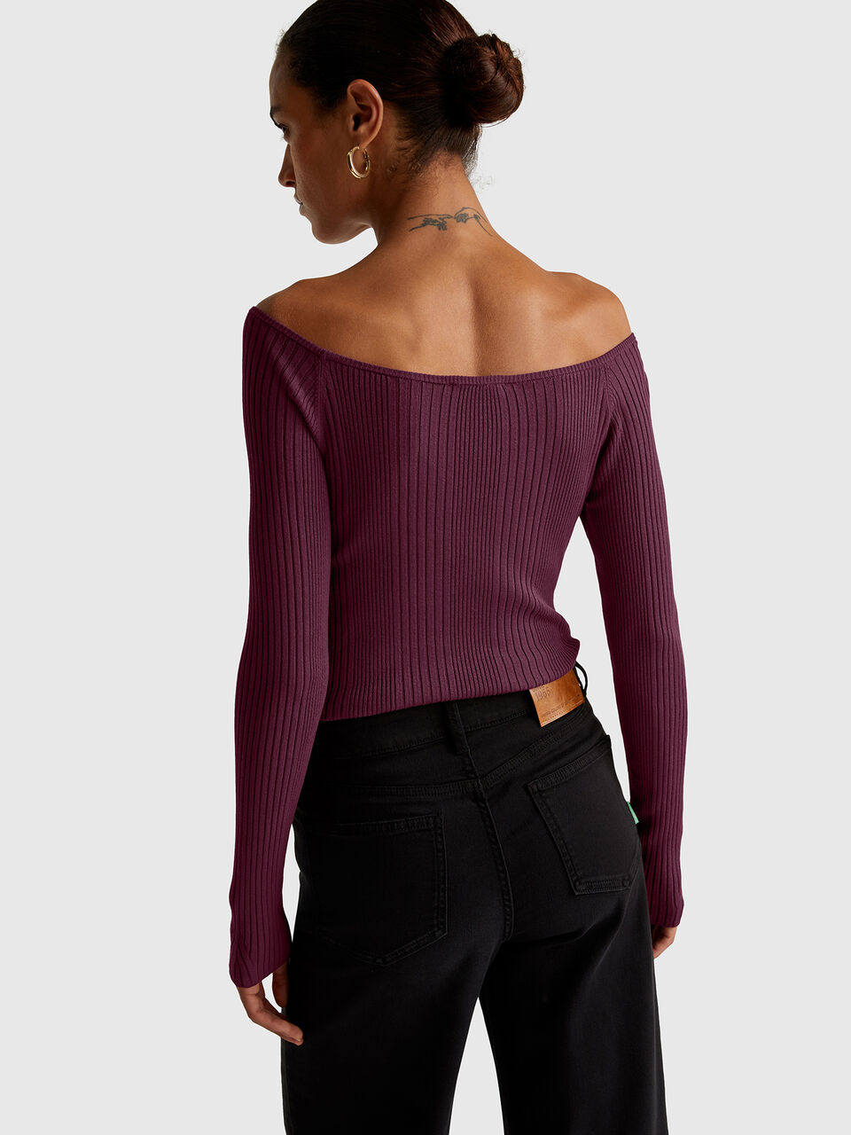 BOAT-NECK SWEAT.L/S Women image number null