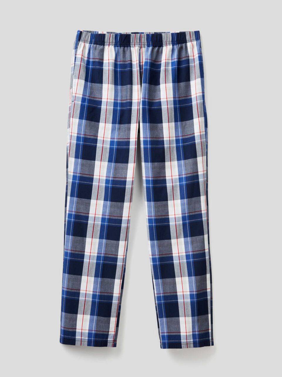 Check cotton trousers image number null
