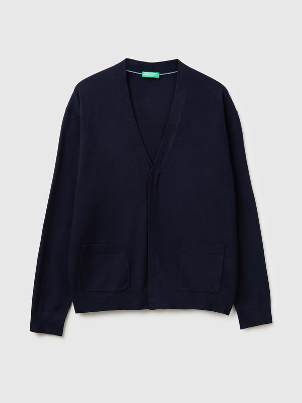Cardigan in viscose blend knit Cardigan in viscose blend knit Men