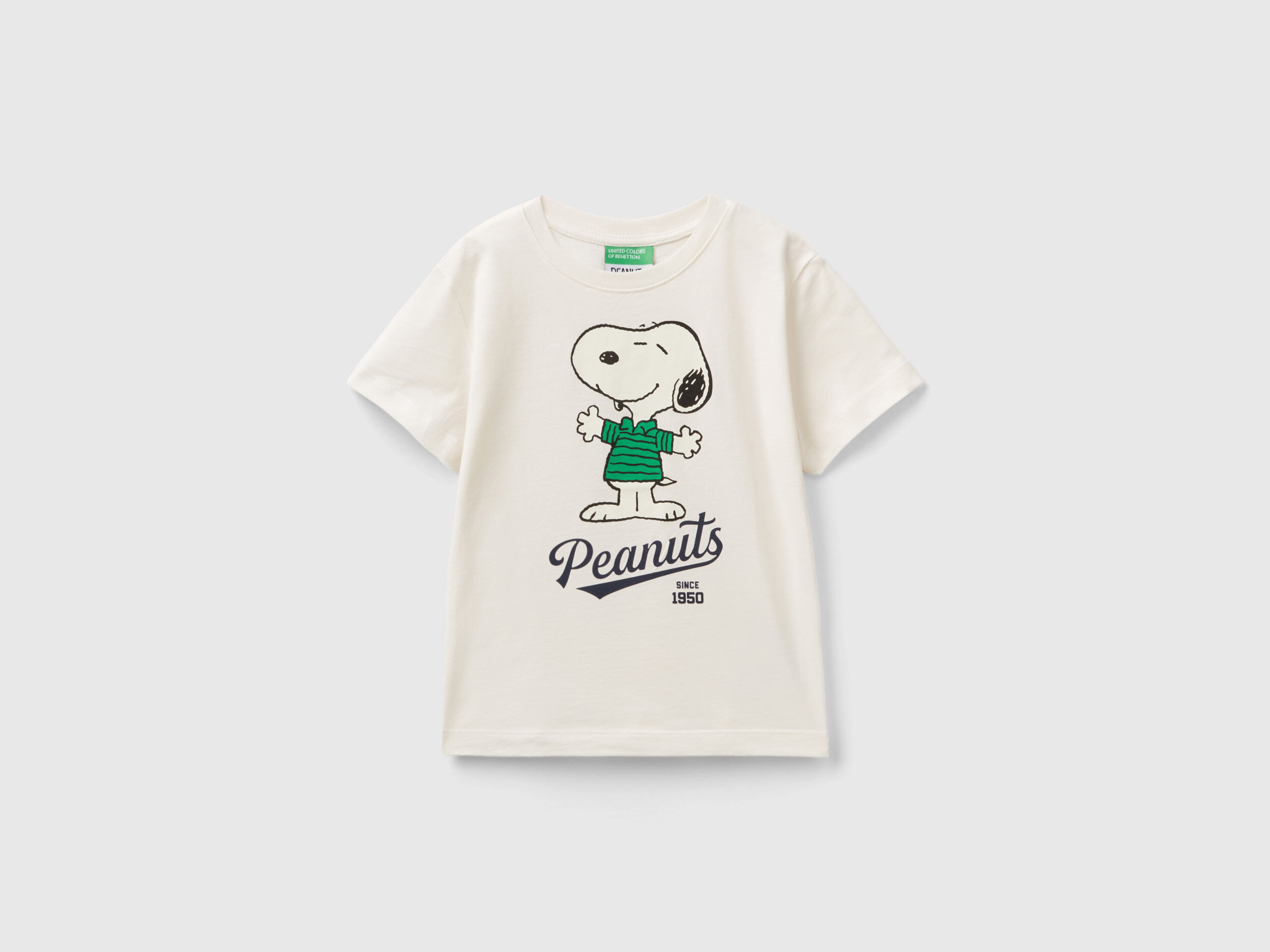 Peanuts t shirt in pure cotton White Benetton