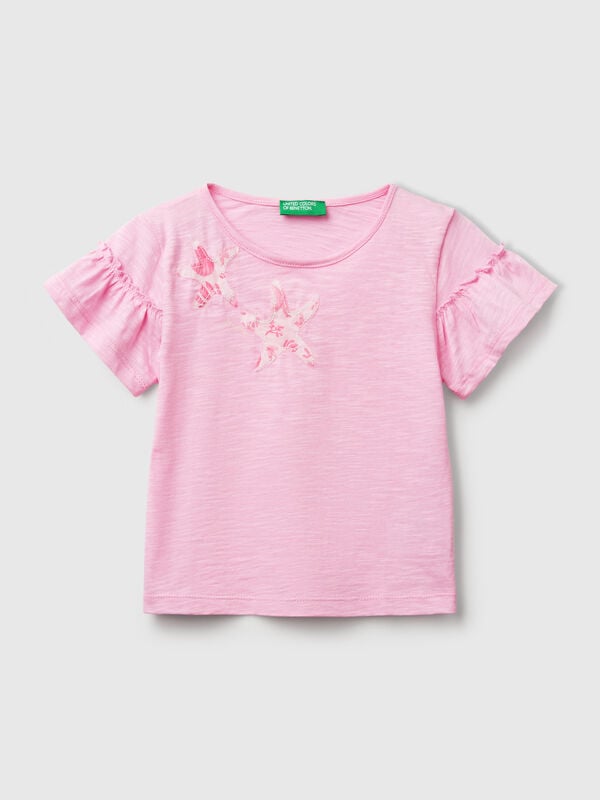T-shirt with applique Junior Girl