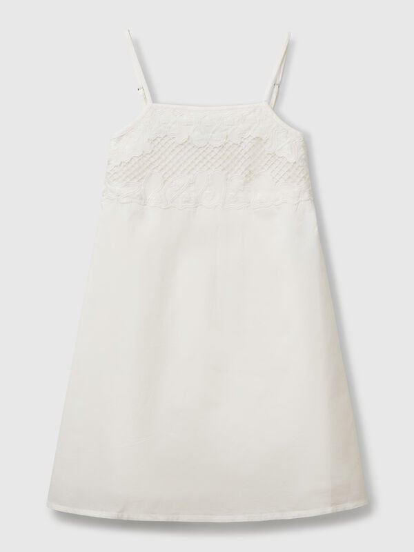 Dress with embroidered top Junior Girl
