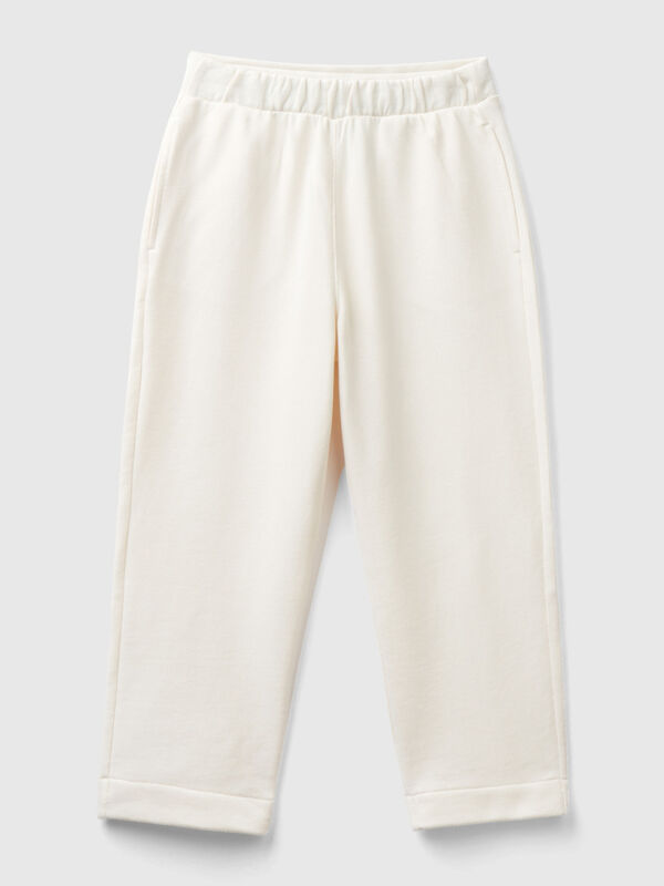 High-waisted sweatpants