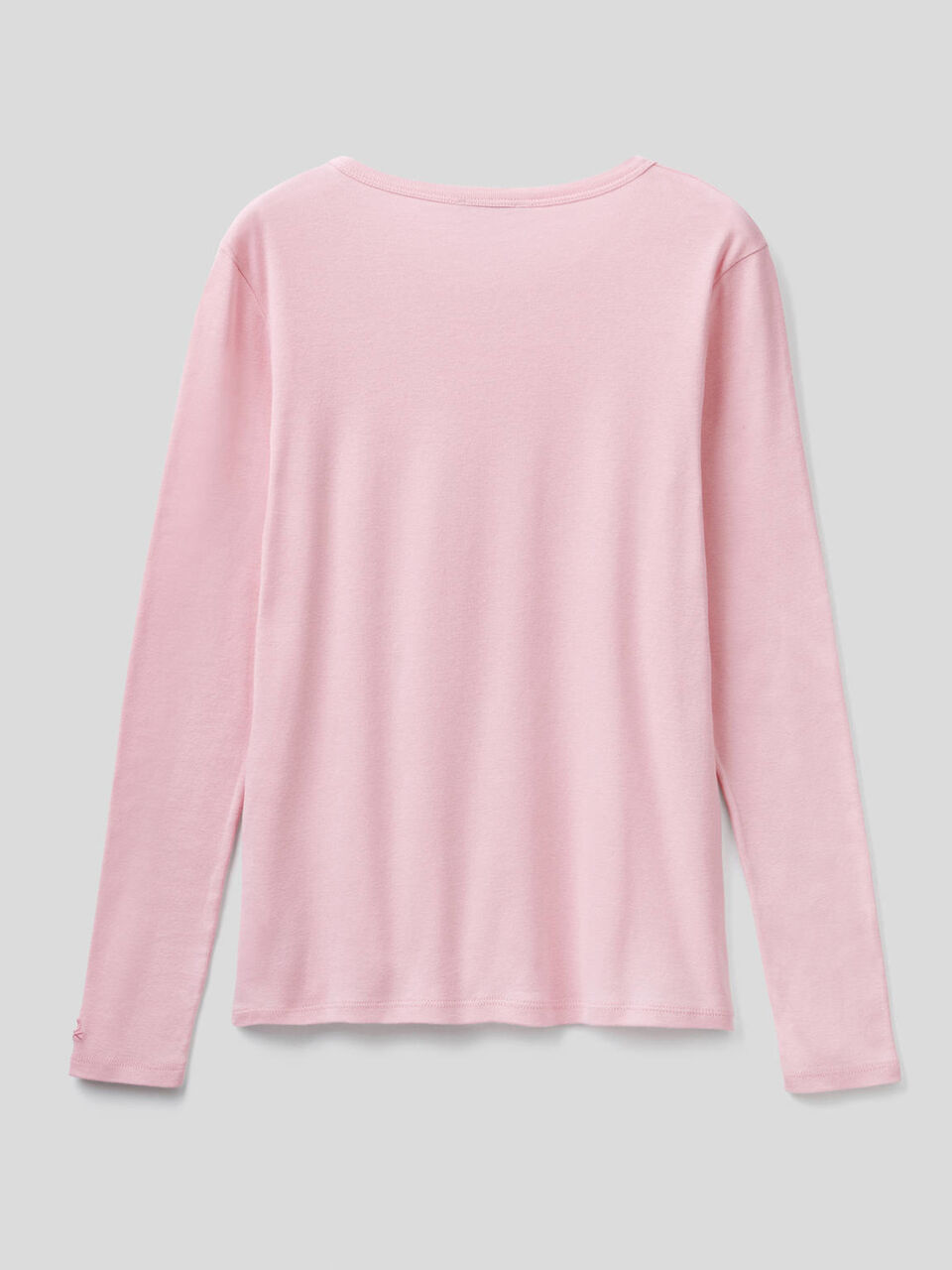 Long sleeve pure cotton t-shirt image number null