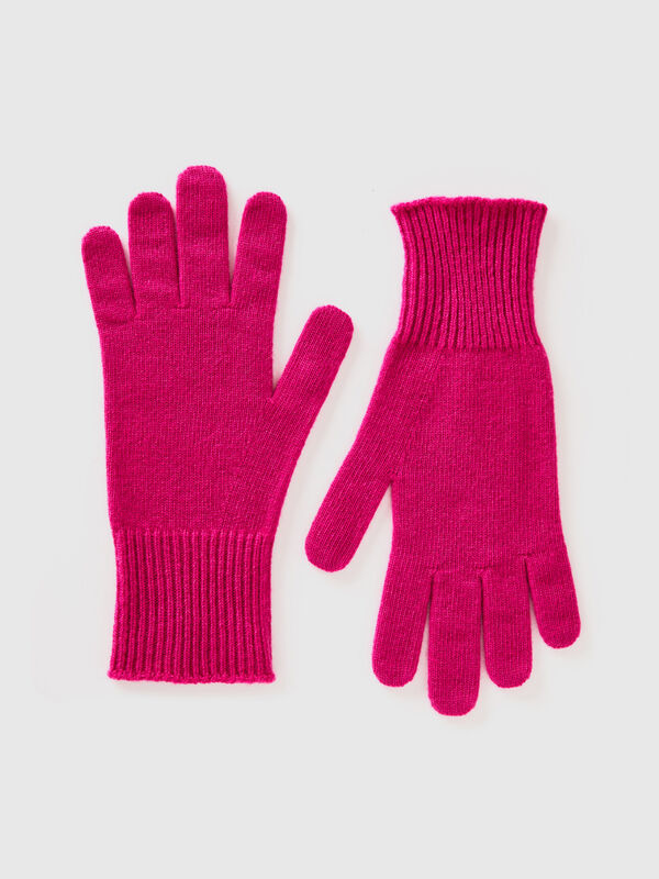 Gloves in pure Merino wool Women