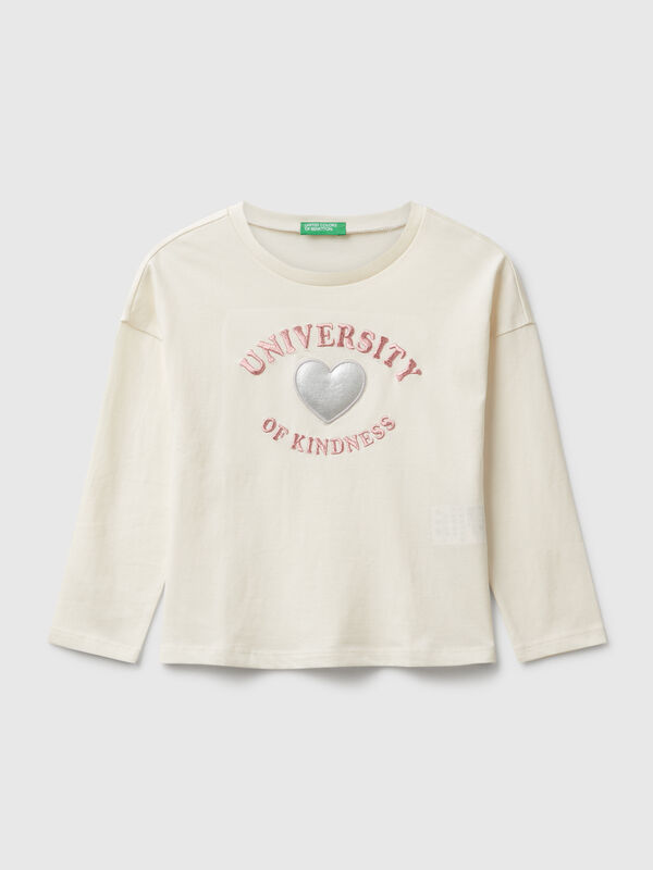 T-shirt with applique Junior Girl