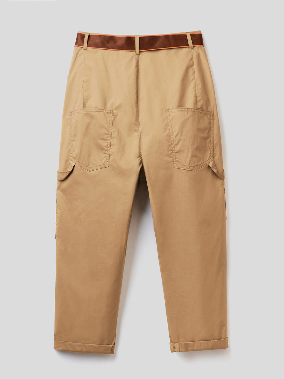 Cargo pants with belt image number 2