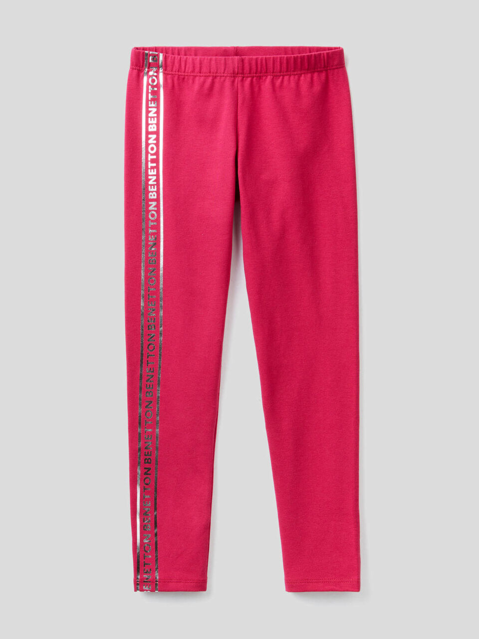 Stretch cotton leggings image number 1