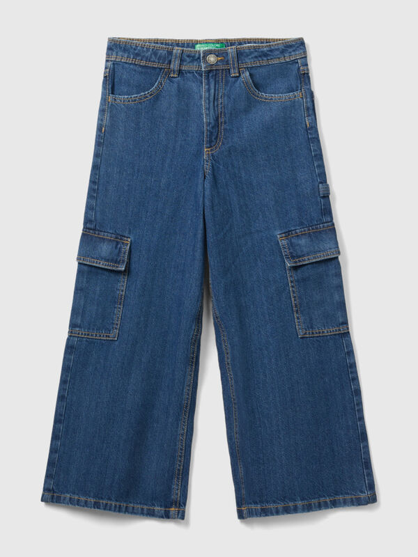 Wide fit cargo jeans Junior Girl
