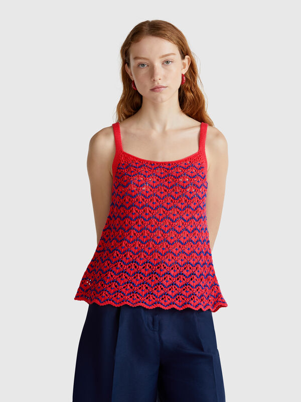 Crochet tank top Women