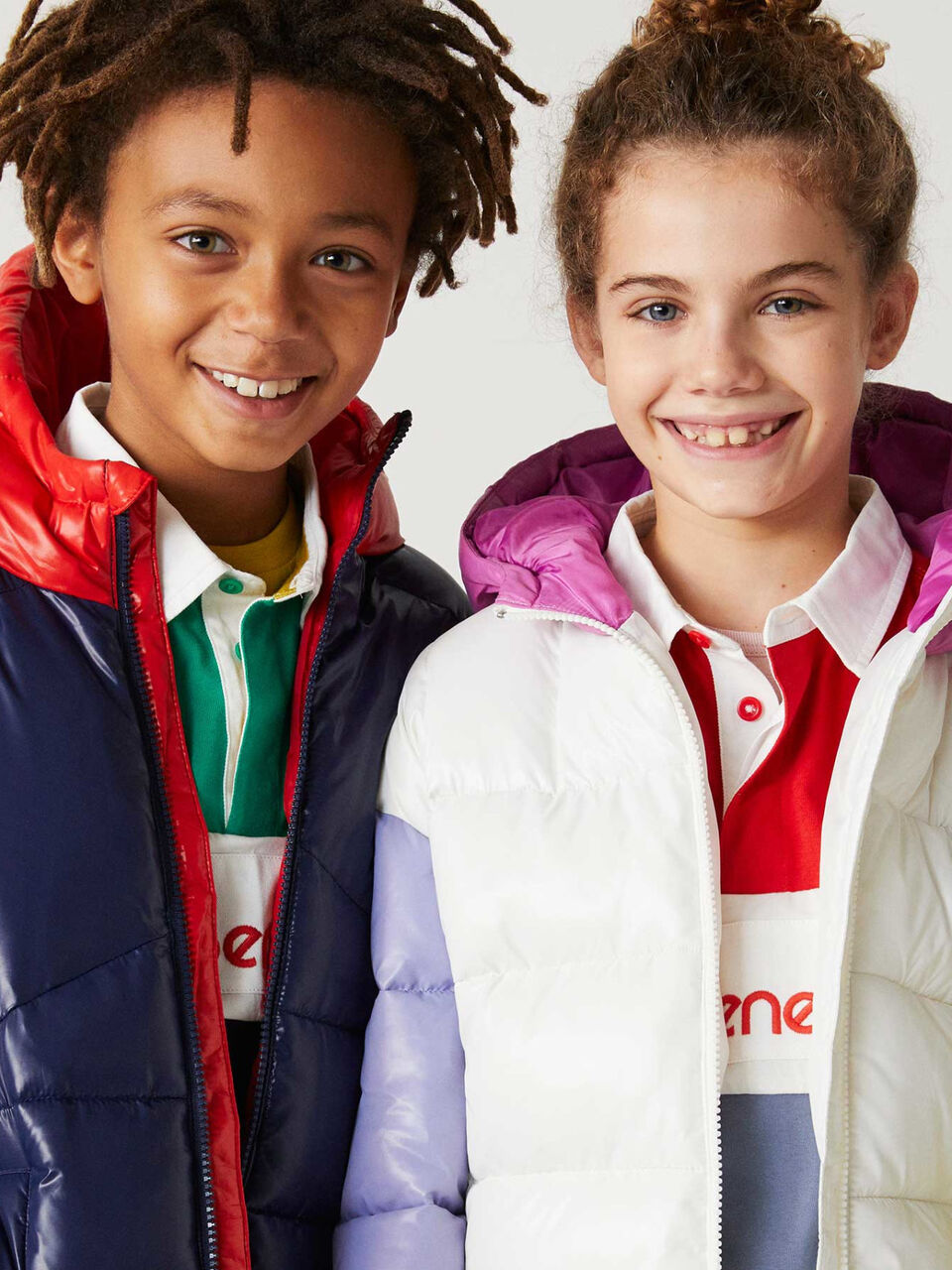 Padded jacket in recycled wadding image number 1