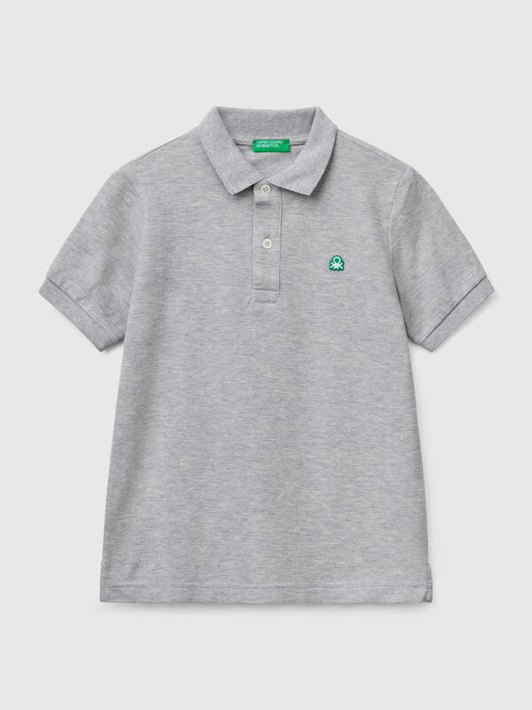 Slim fit polo in pure cotton Junior Boy