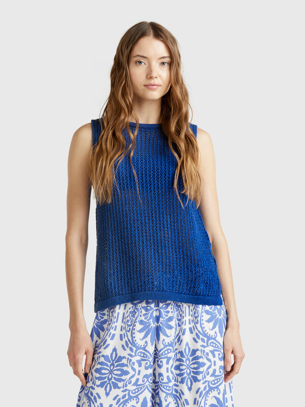 Knit tricot top Women