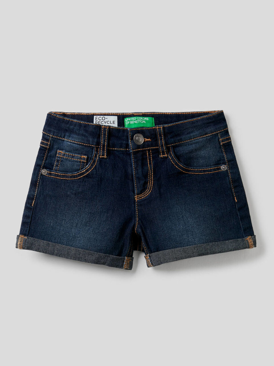 Shorts in stretch cotton image number null