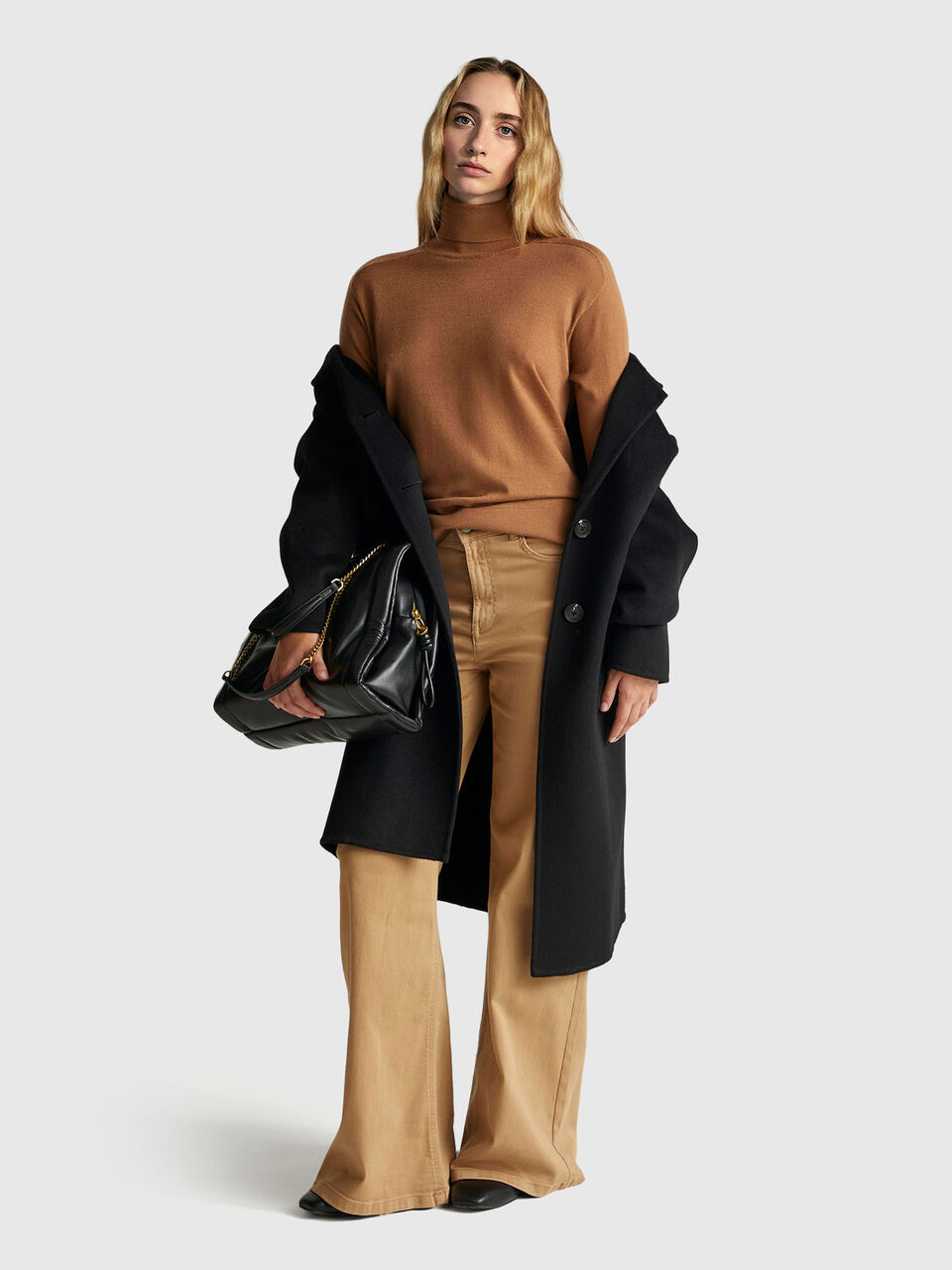 TURTLE NECK SWEATER Women image number null