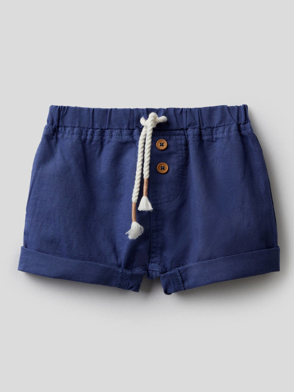 Shorts in linen blend image number 1