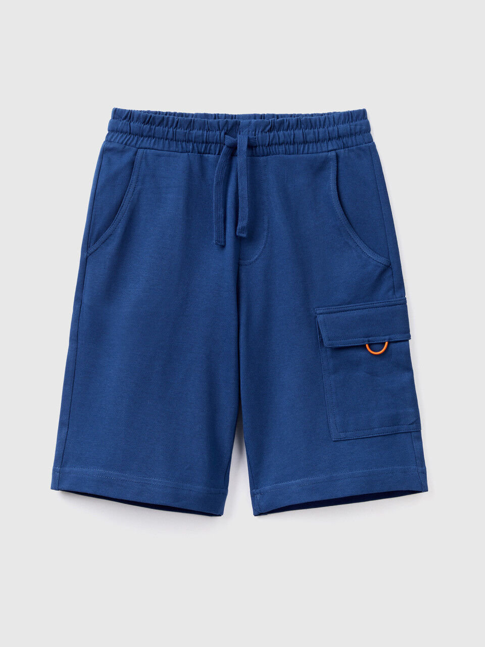 Bermudas in jersey with pockets