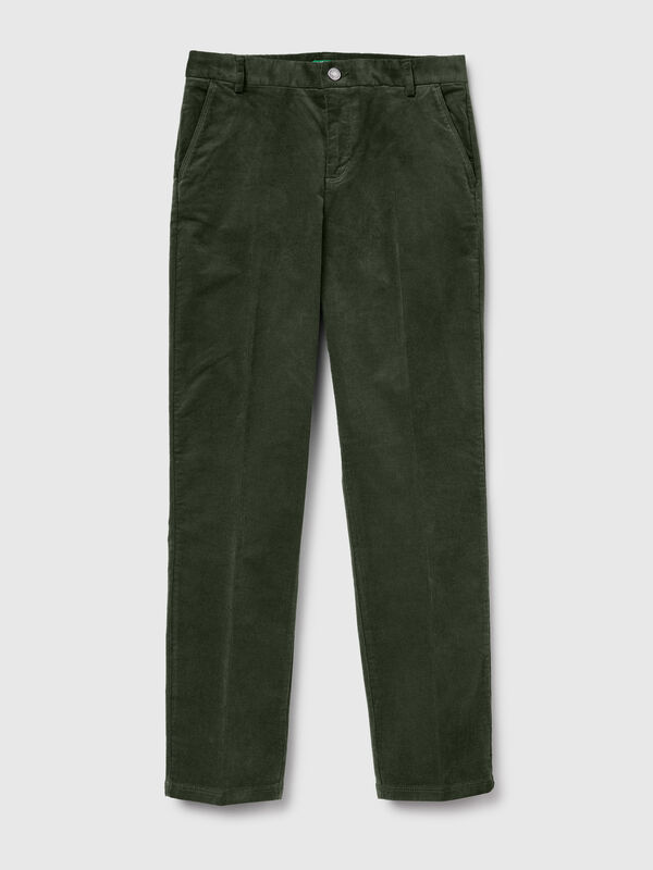 Stretch velvet chinos Stretch velvet chinos Women