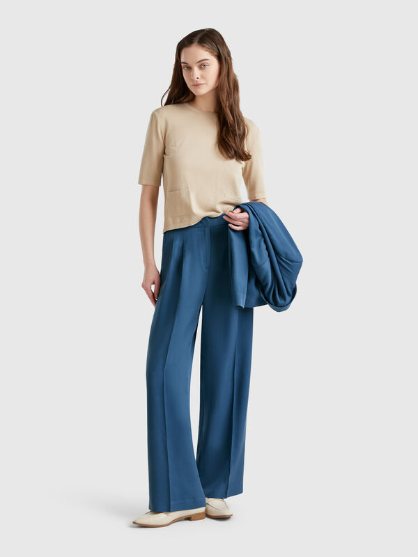 Wide flowy trousers Women