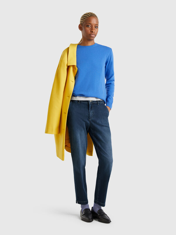 Slim fit denim chinos Women