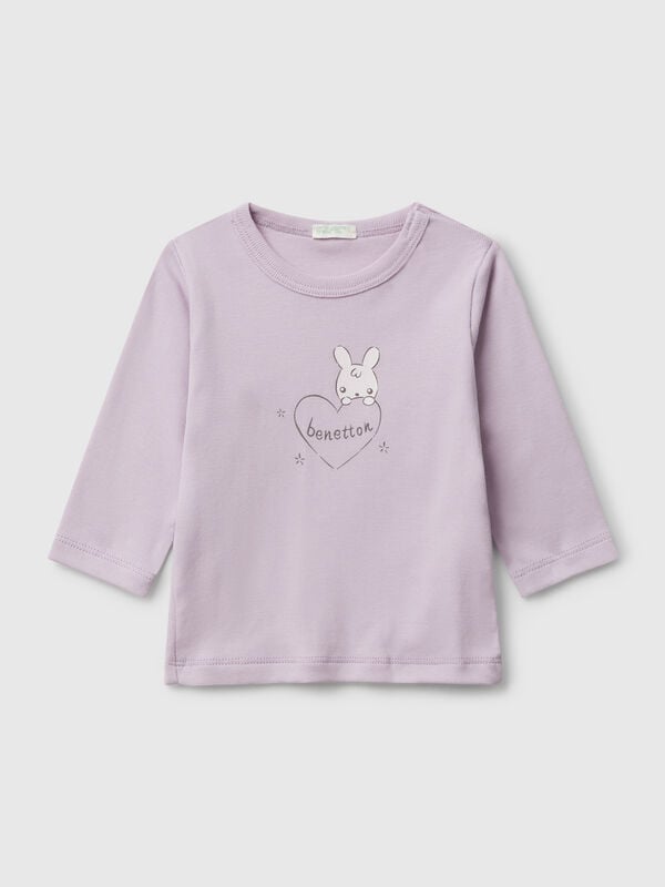 Cotton t-shirt with print New Born (0-18 months)
