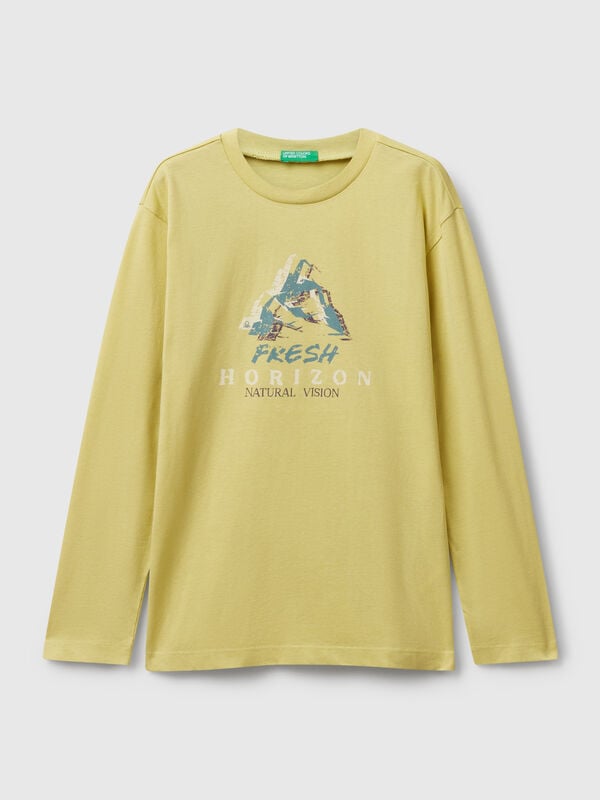 Cotton t-shirt with print Junior Boy