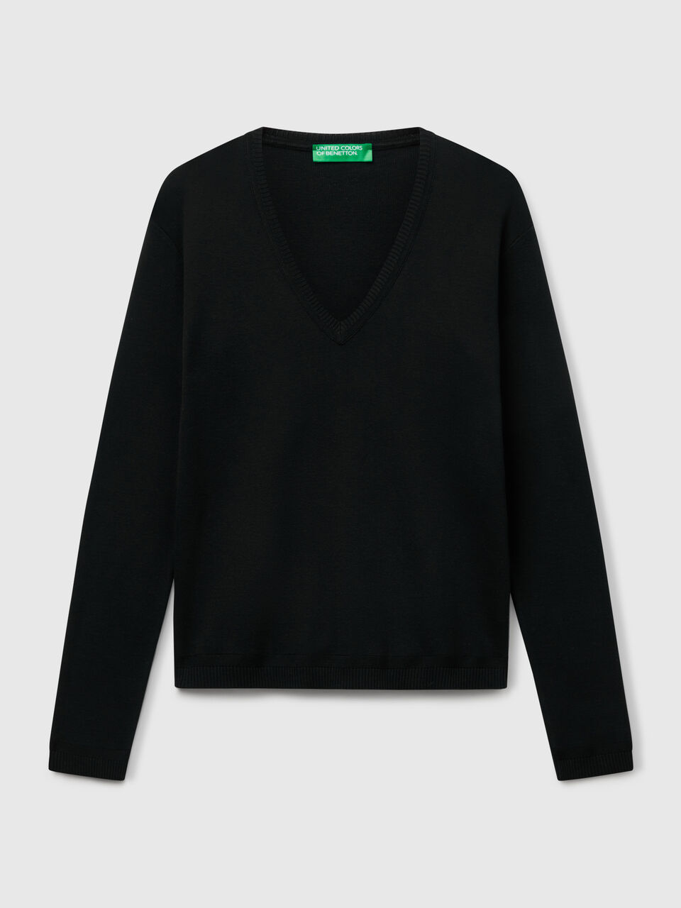 V NECK SWEATER L/S Women image number 1