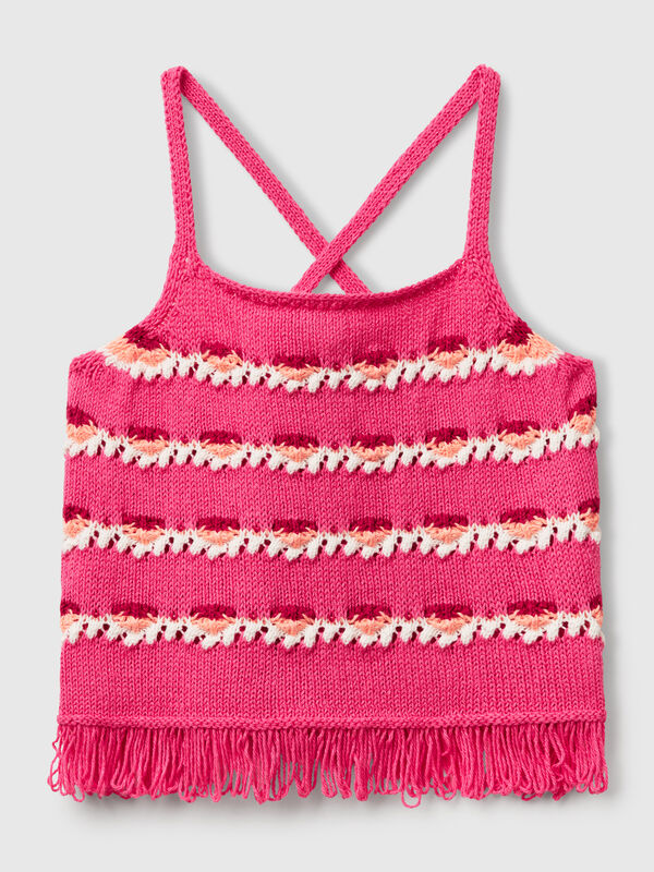 Top in crochet stitch Junior Girl