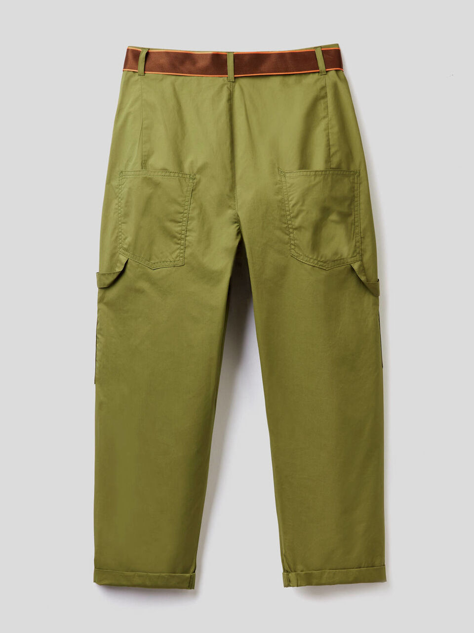 Cargo pants with belt image number 2