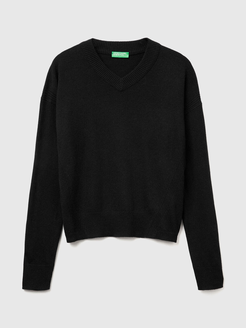 V NECK SWEATER L/S Women image number 1
