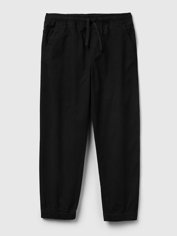 Stretch cotton joggers with drawstring Junior Boy