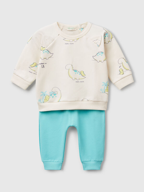 Set in stretch sweat New Born (0-18 months)