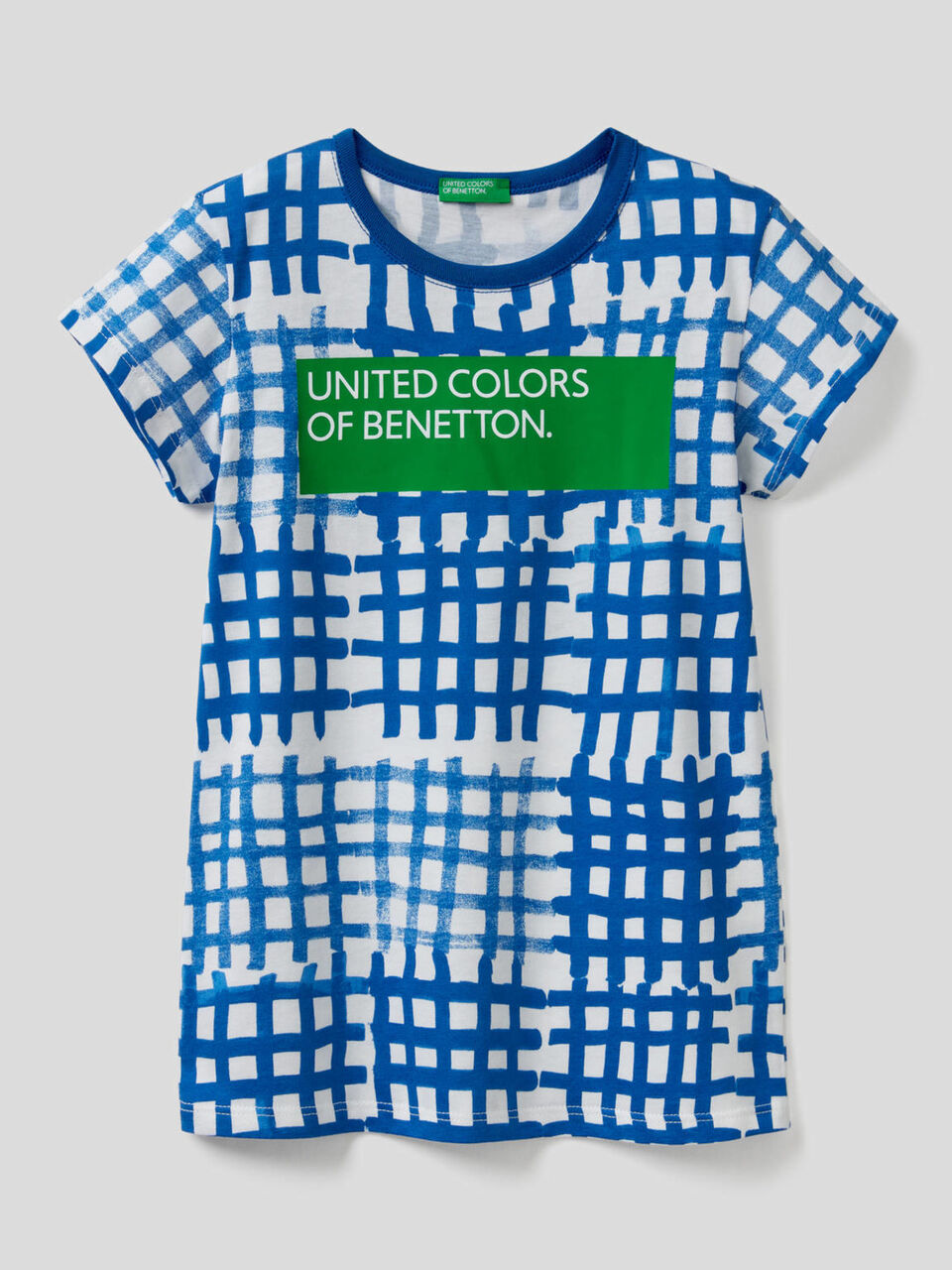 T-shirt with allover logo print image number null