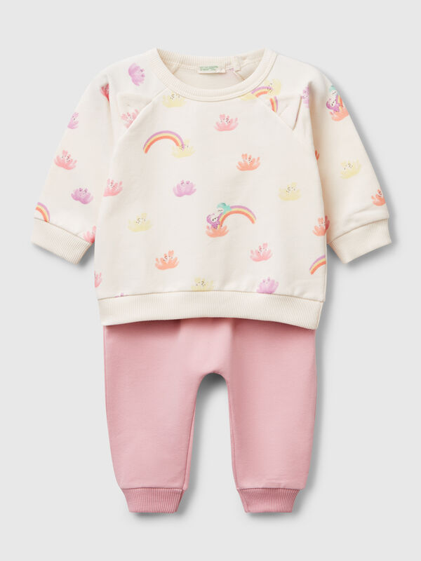Set in stretch sweat New Born (0-18 months)