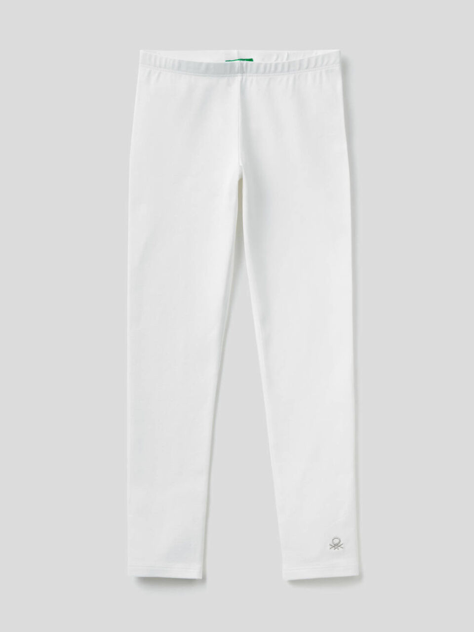 Leggings with lurex logo image number 1