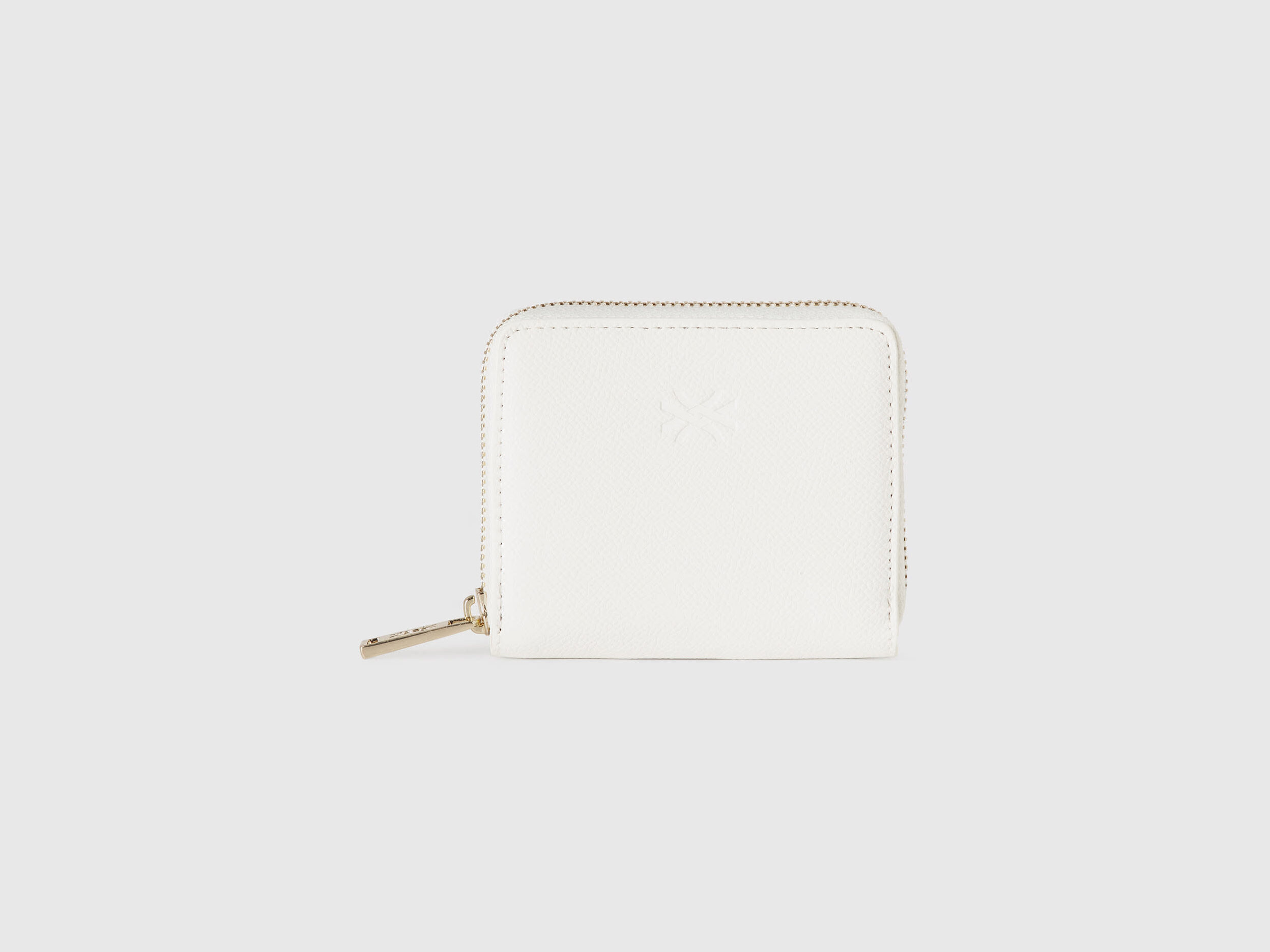 Small zip wallet White Benetton
