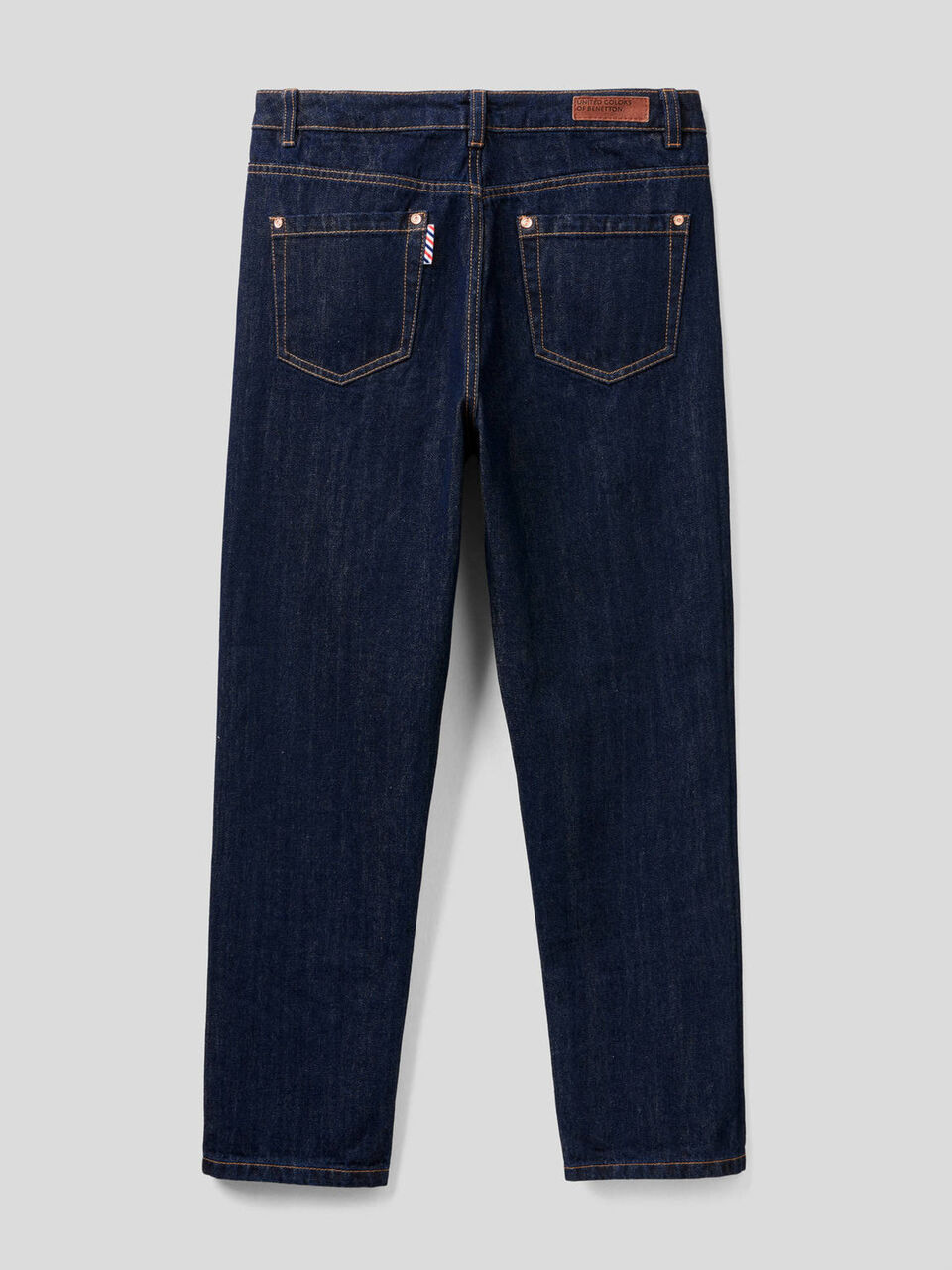100% cotton boyfriend jeans image number 2