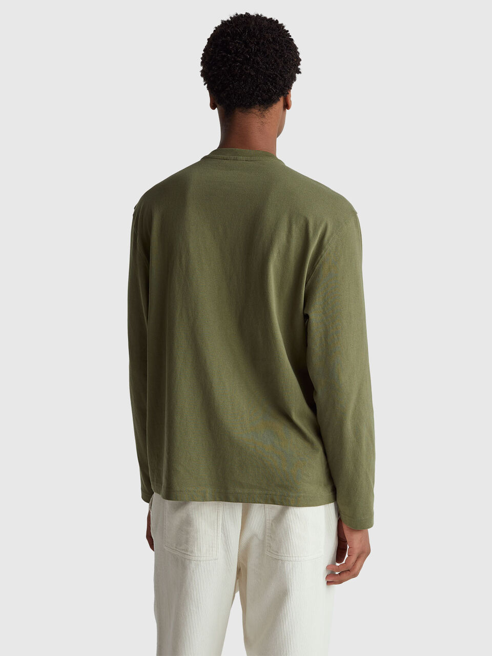 ROUND NECK SWEATL/S Men image number null