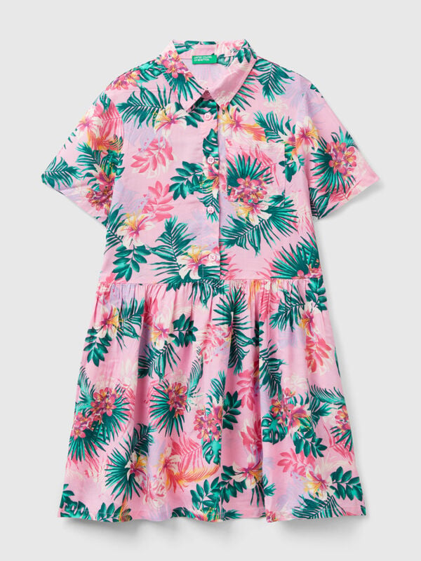 Floral shirt dress Junior Girl