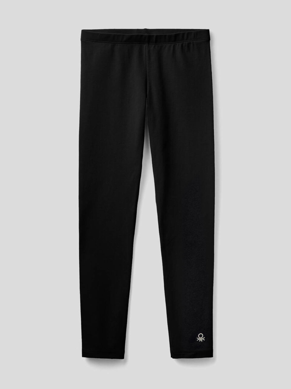 Leggings with lurex logo image number null