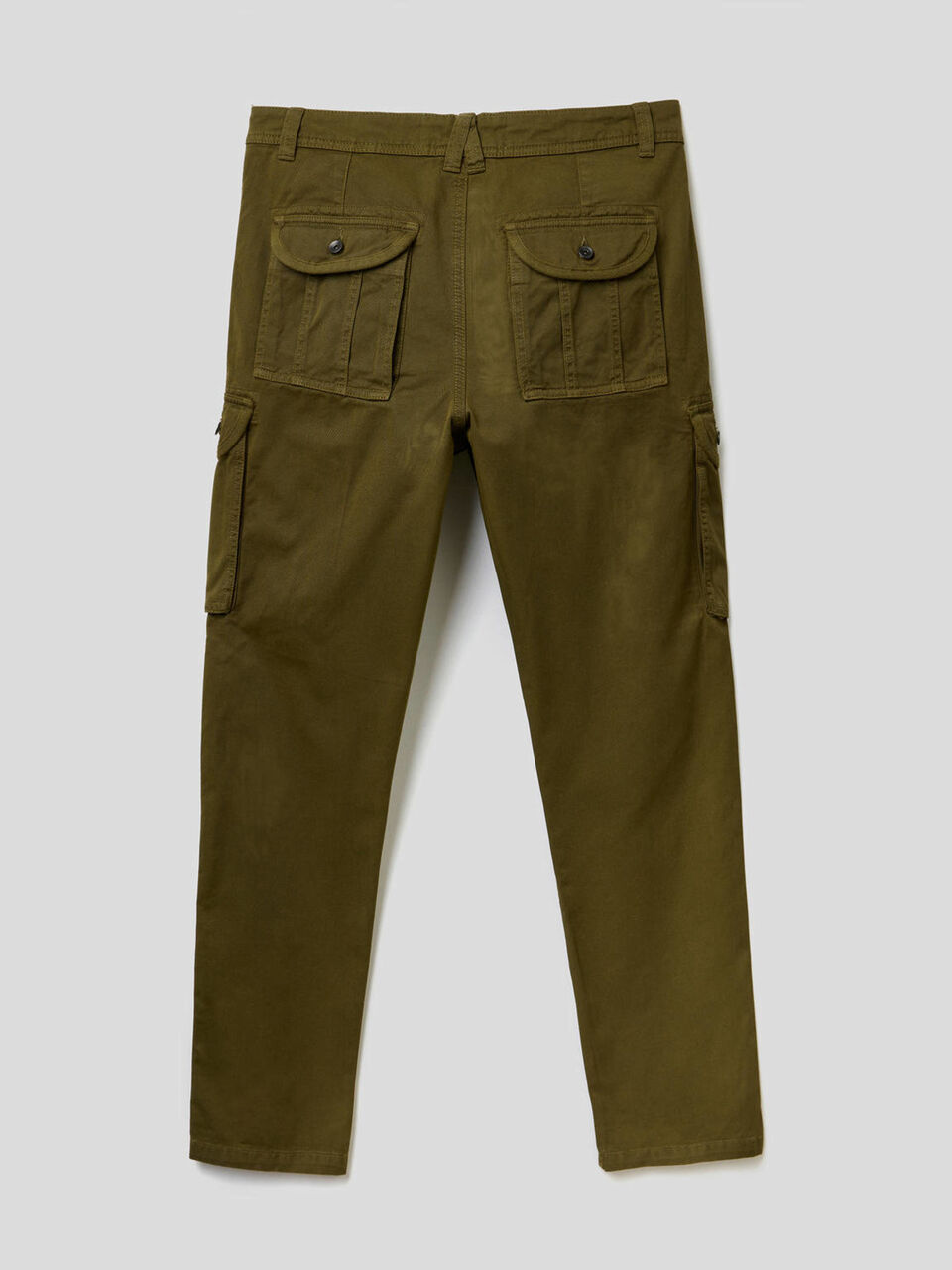 Cargo trousers in 100% cotton image number null