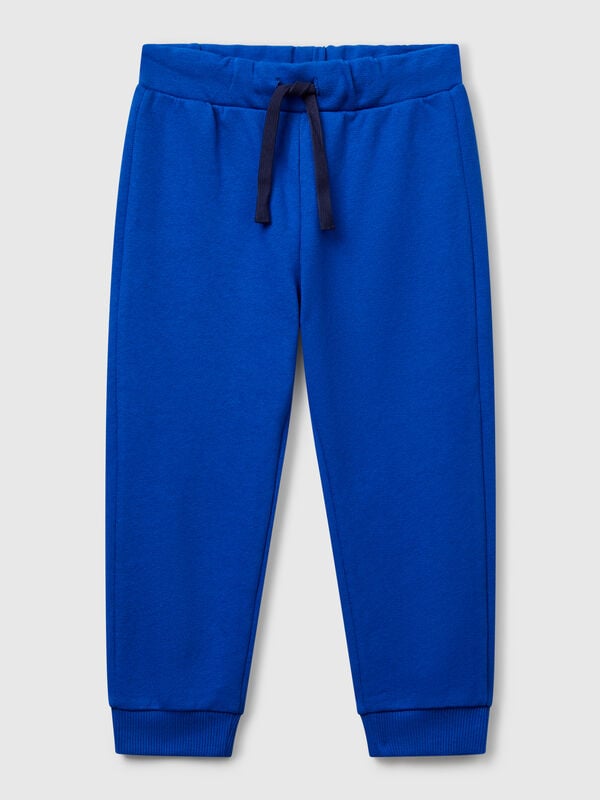 Cotton trousers with logo Junior Boy