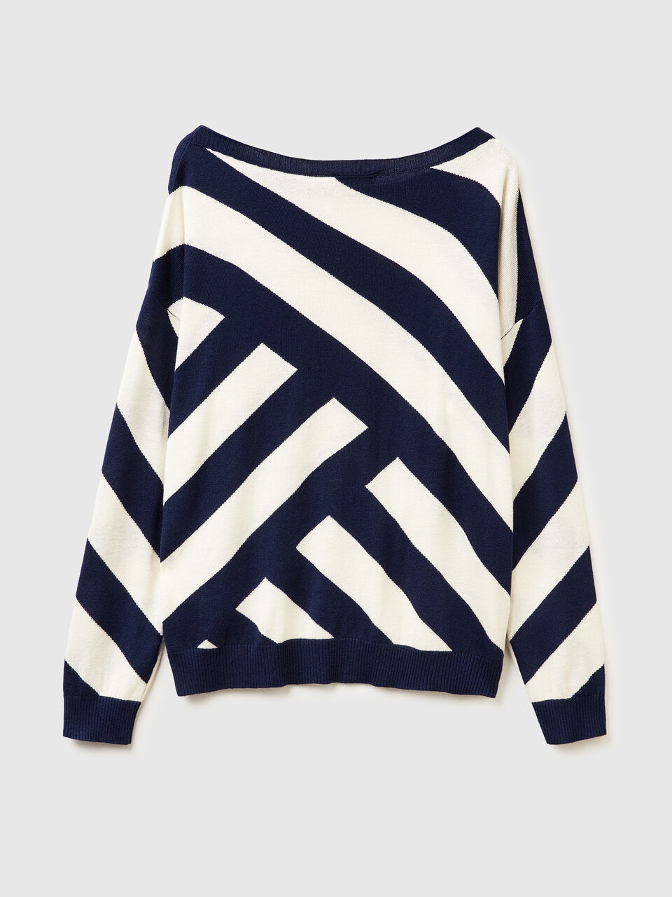 BOAT-NECK SWEAT.L/S Women image number null