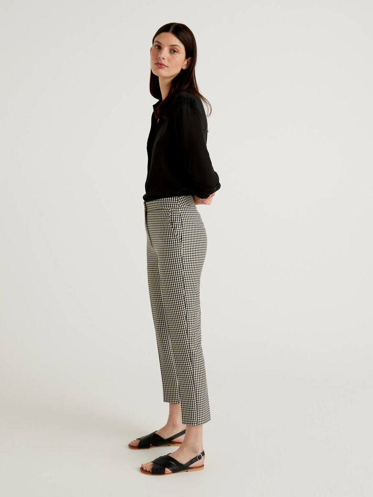 Trousers with check pattern Trousers with check pattern